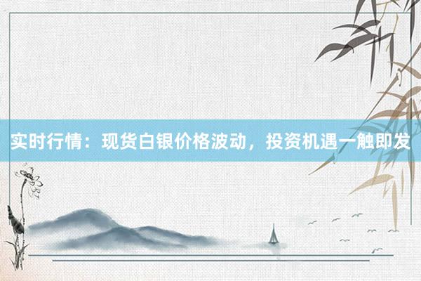 实时行情：现货白银价格波动，投资机遇一触即发